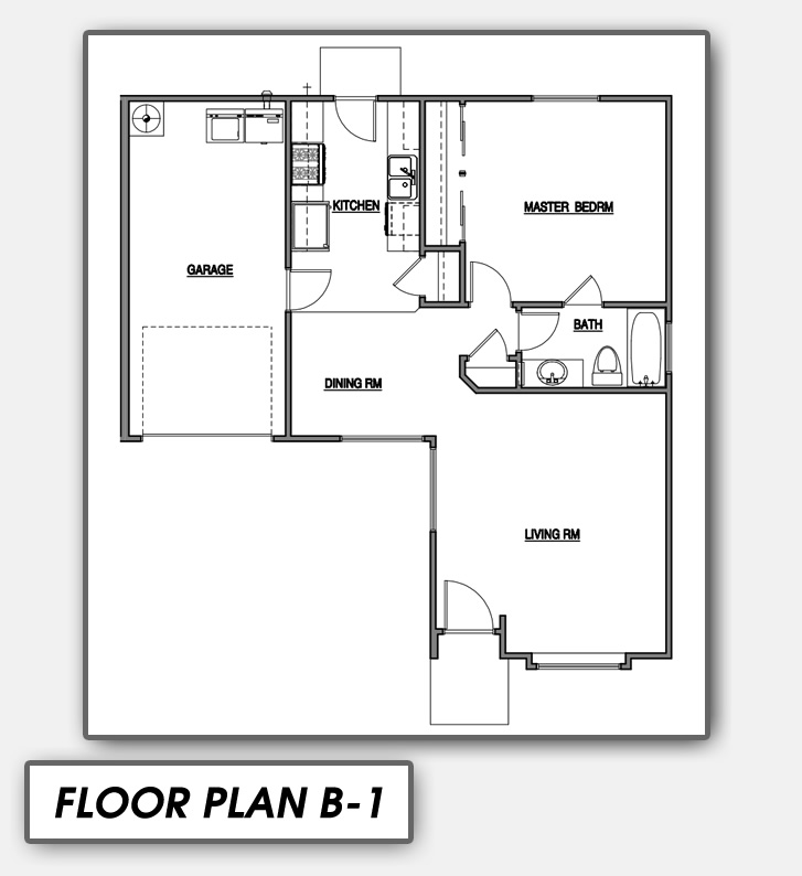 West Day Village Luxury Apartment Homes, Large One Bedroom House Plans